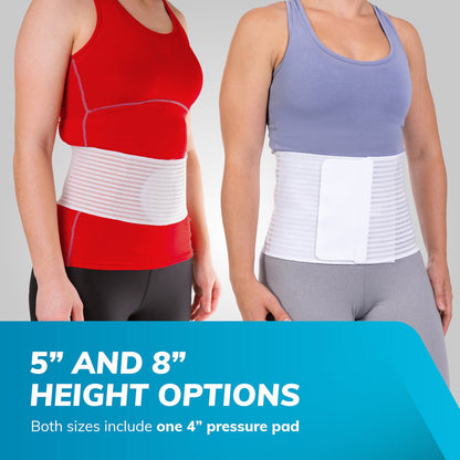 ComfortFit Hernia Support Band with Adjustable Silicone Pad