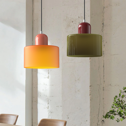 Cylindrical Pendant Light in Nordic Design