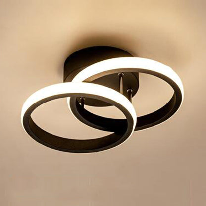 Geometric Ceiling Light with LED – Contemporary Design
