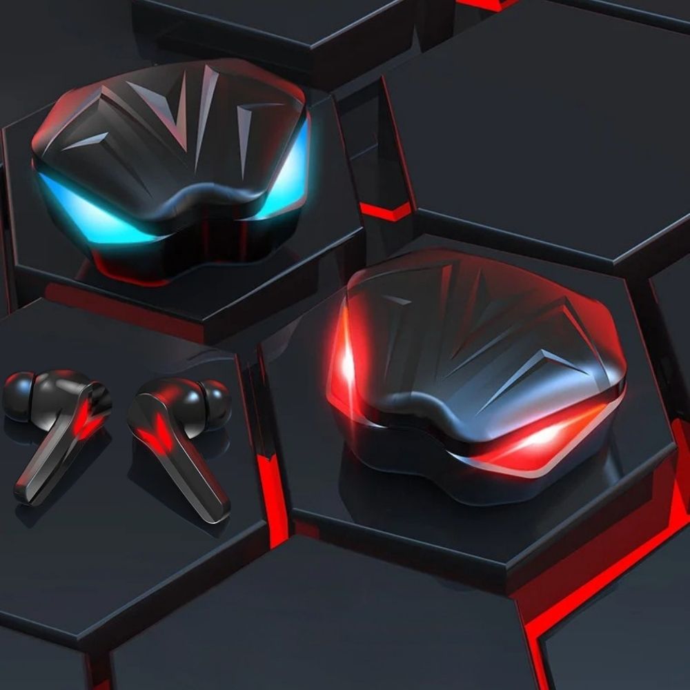 Bluetooth Earbuds for Gaming with Microphone, Low Latency, Type-C Case