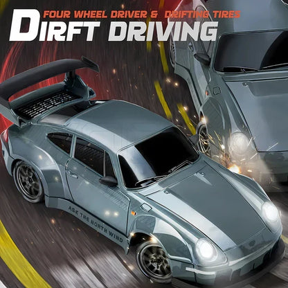 All-Terrain Drift Racer with Customizable Tires & LED Lights
