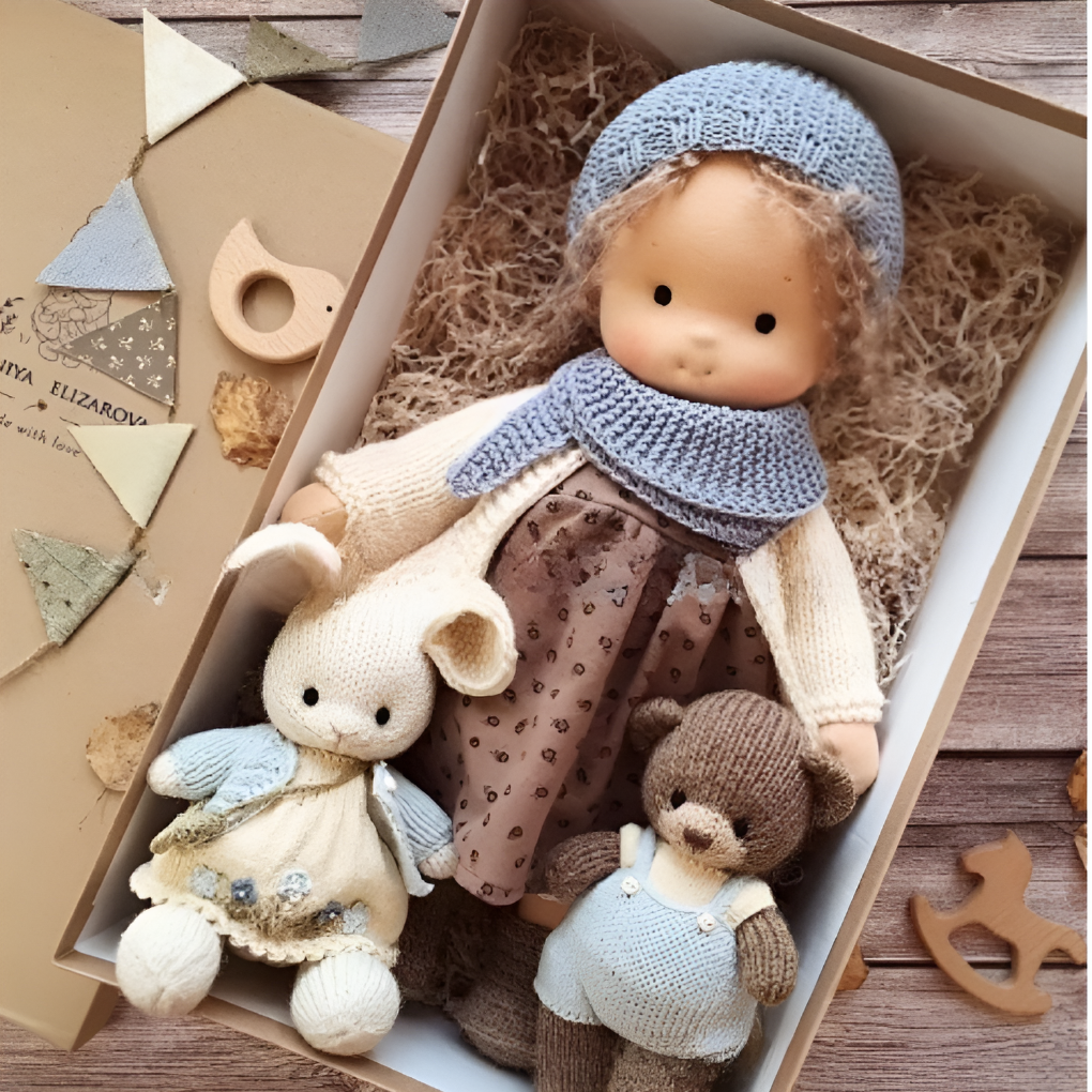 Cherished Companion Doll with Soft Cotton and Wool Fill