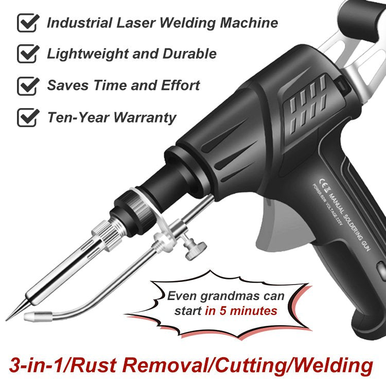 Versatile Welding and Cutting Tool with Quick Heat-Up and Comfort Grip