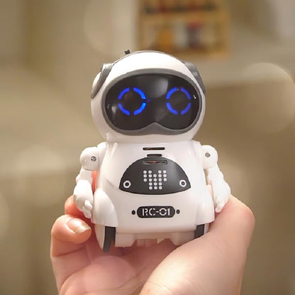 Mini Interactive Robot Companion with Dance and Light Features