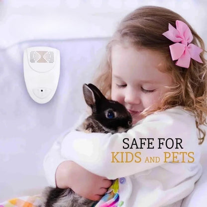 Chemical-Free Ultrasonic Pest Repellent with 215 Sq Ft Range