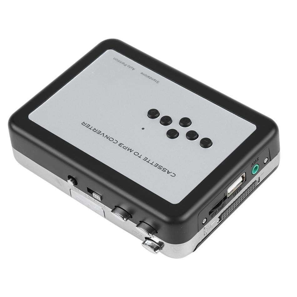 USB Direct Recording Portable Cassette Converter with Stereo Audio Capture