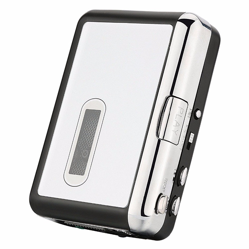 USB Direct Recording Portable Cassette Converter with Stereo Audio Capture