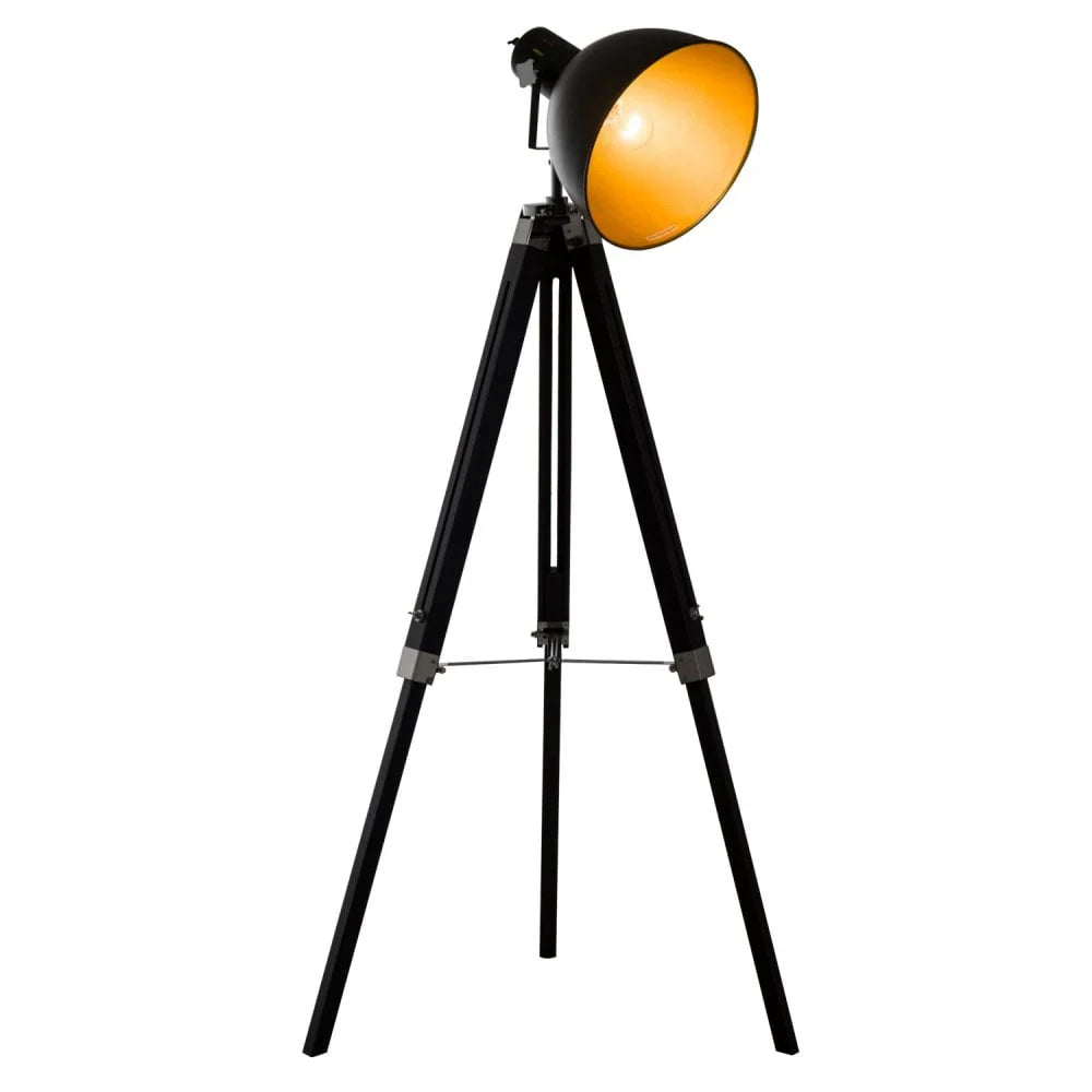 Floor Lamp with Adjustable Tripod Stand