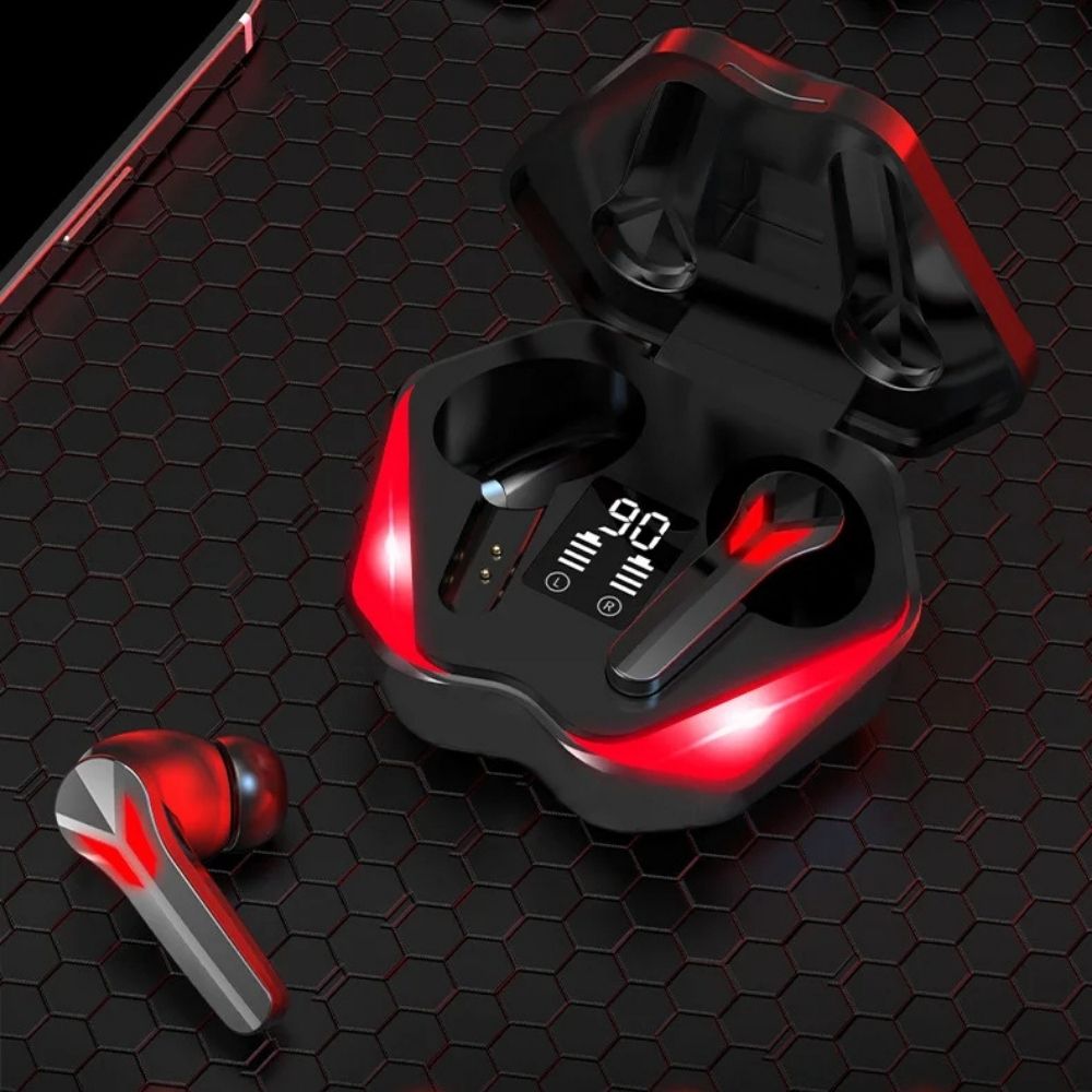 Bluetooth Earbuds for Gaming with Microphone, Low Latency, Type-C Case