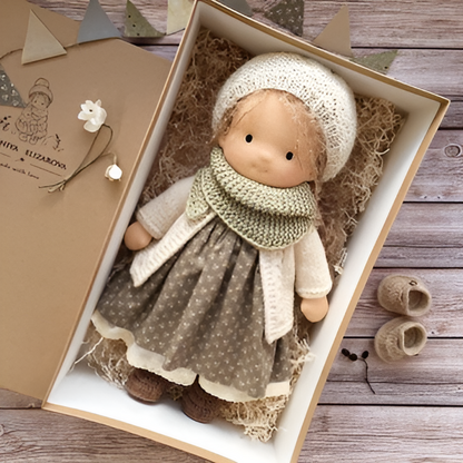 Cherished Companion Doll with Soft Cotton and Wool Fill