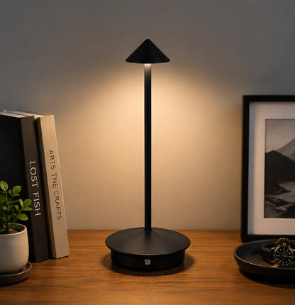 Cordless LED Touch Dimmable Table Lamp – Waterproof, Rechargeable, 5 Colors