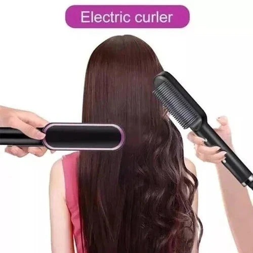 Quick Style Heated Comb with Ionic Frizz Control & Travel Case