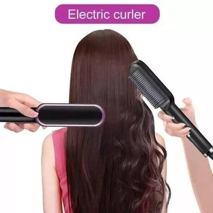 Quick Style Heated Comb with Ionic Frizz Control & Travel Case
