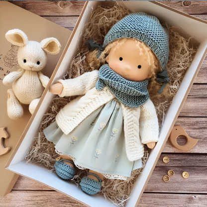 Cherished Companion Doll with Soft Cotton and Wool Fill