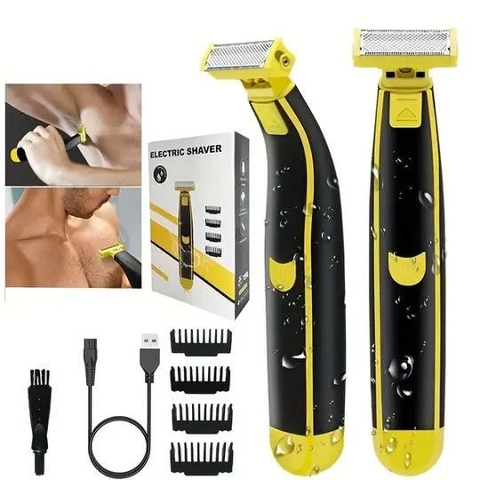 Men's Versatile Rechargeable Grooming Shaver & Trimmer