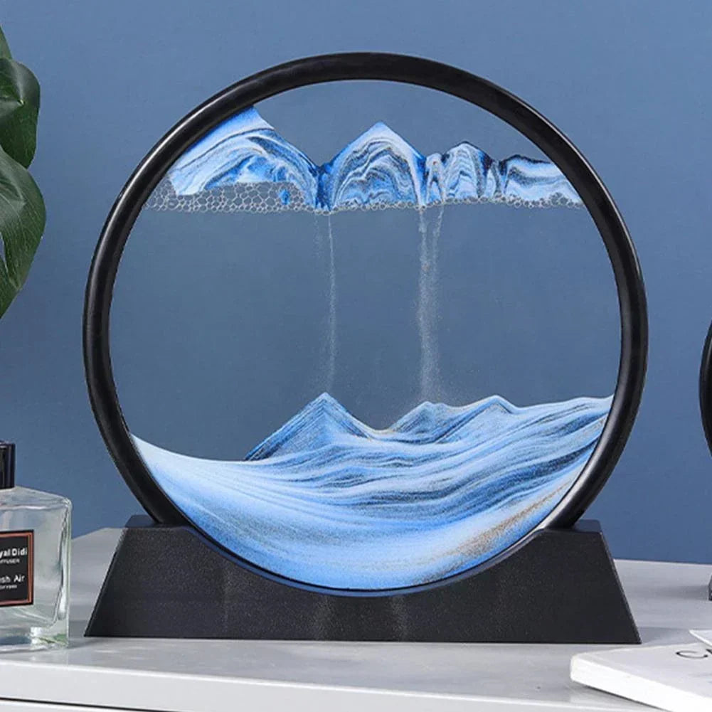 Dynamic 3D Sand Art Frame – Kinetic Visual Display