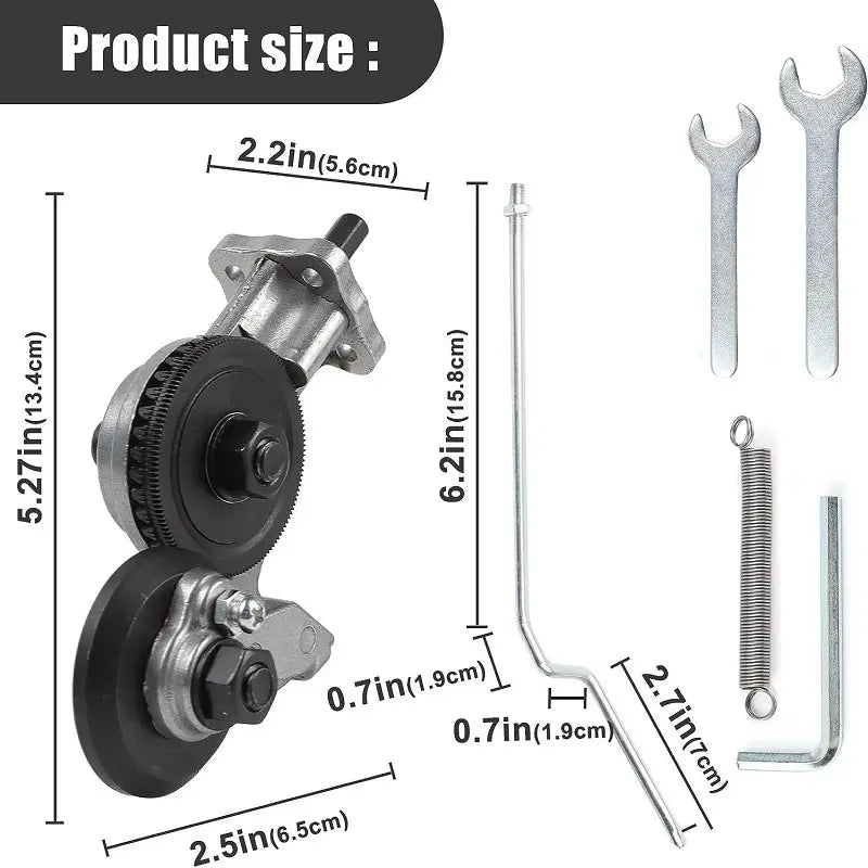 Precision Metal Cutter Drill Tool with Three Versatile Heads