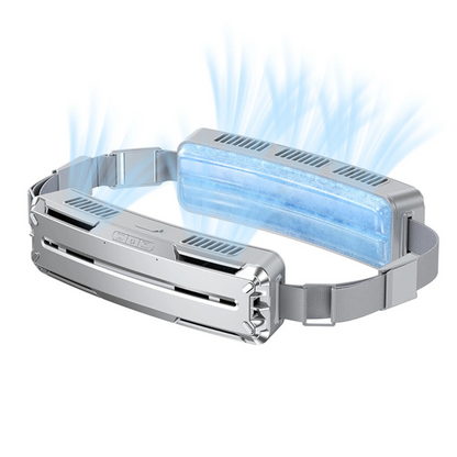Portable Cooling Fan with Adjustable Waist Strap and Variable Speeds