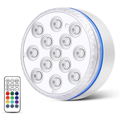 Remote-Controlled Submersible Pool Light with Various Color Options