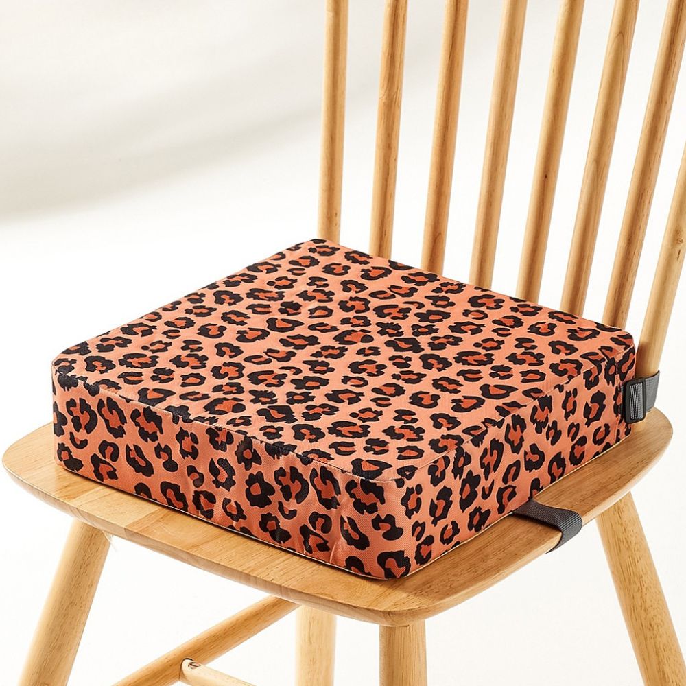 Compact Travel Booster Seat with Adjustable Height and Easy Clean Cover