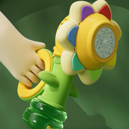 Portable Bubble Blaster with Colorful Light Display