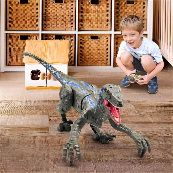 Remote-Controlled Dino Adventure Toy with Sounds & Lights