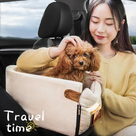 Secure Pet Travel Seat for Small Dogs and Cats