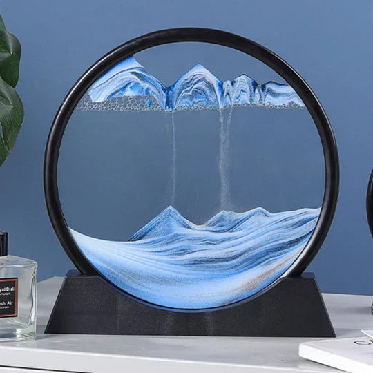 Tranquil Sands Desktop Relaxation Art Piece