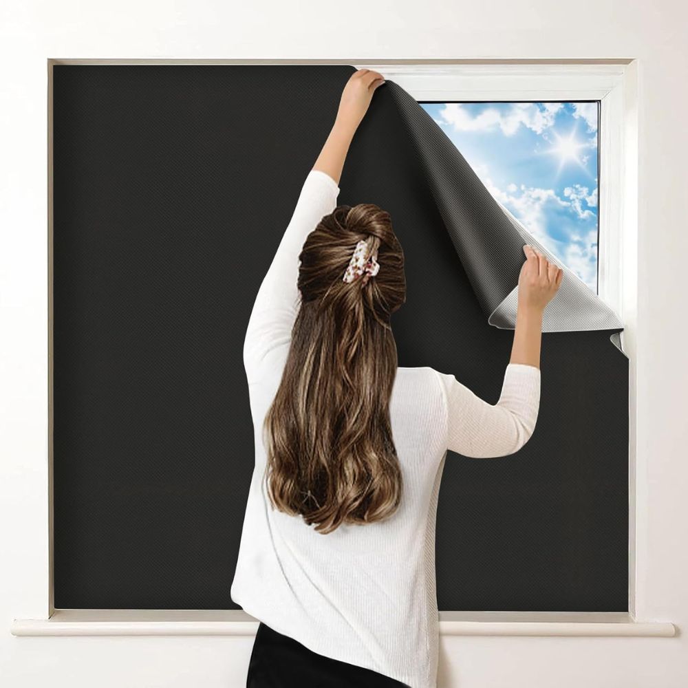 Blackout Window Shade in Black – Total Light Blocking and Privacy Control