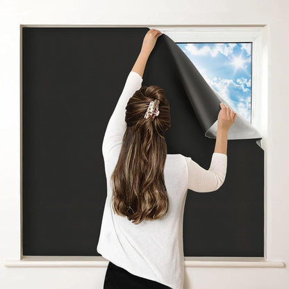 Blackout Window Shade in Black – Total Light Blocking and Privacy Control