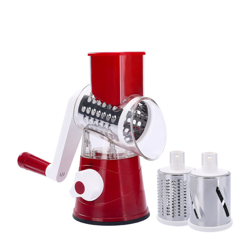 Effortless Vegetable Shredder with 3 Blades and Secure Base