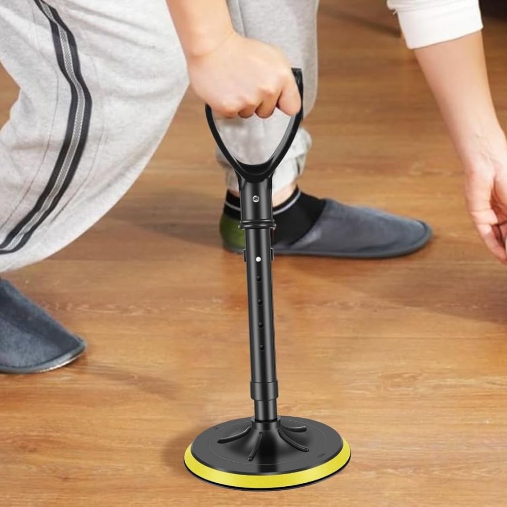 Height-Adjustable Support Handle with Non-Slip Grip