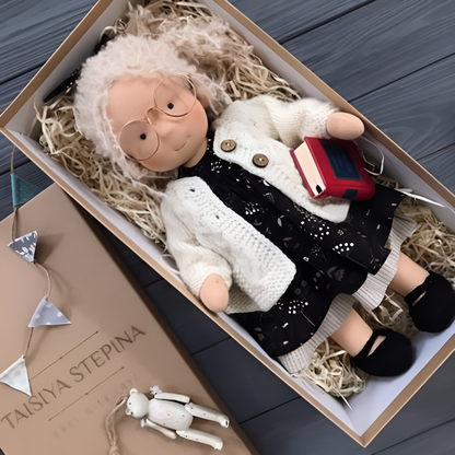 Cherished Companion Doll with Soft Cotton and Wool Fill