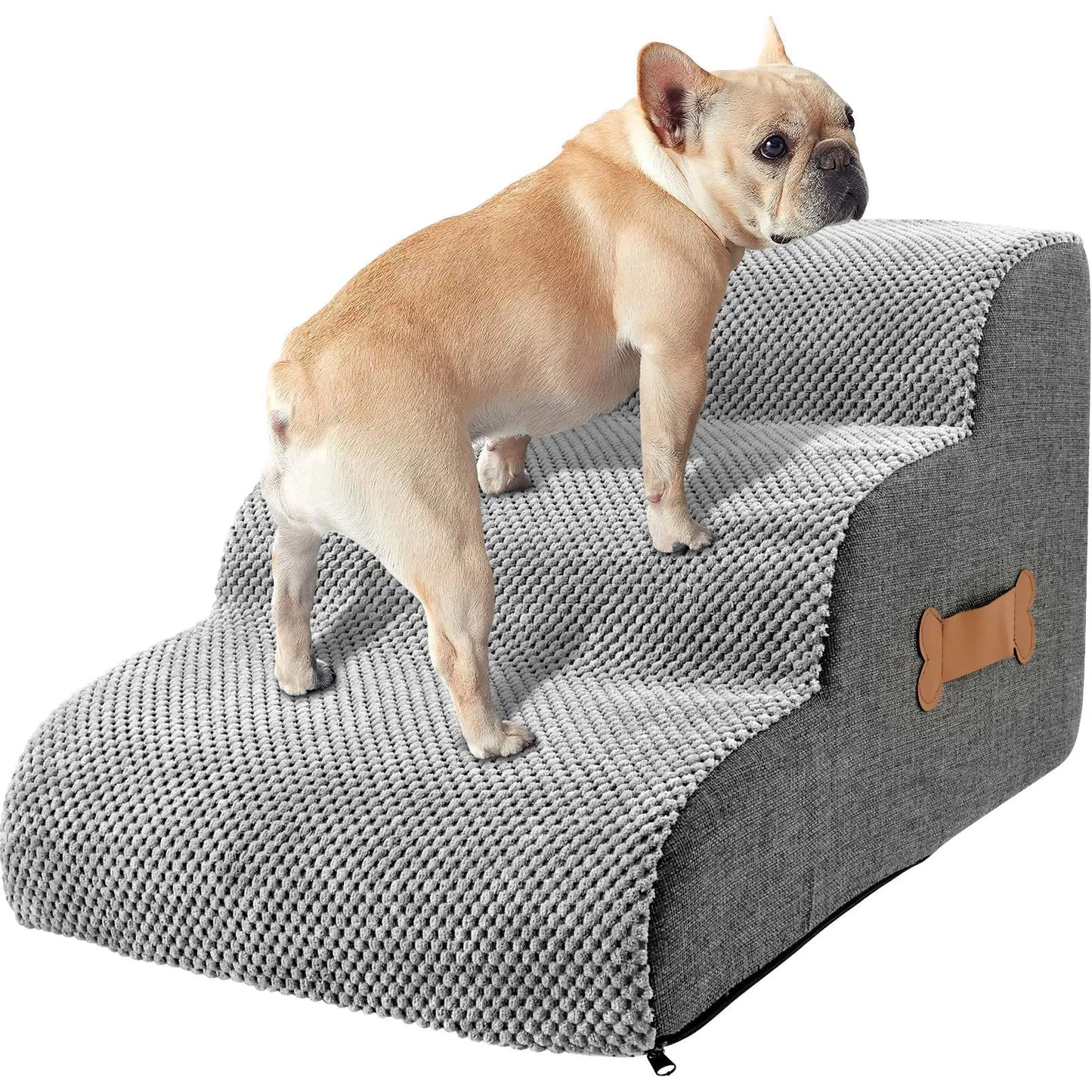 Pet Steps with Supportive Foam and Easy-Clean Cover
