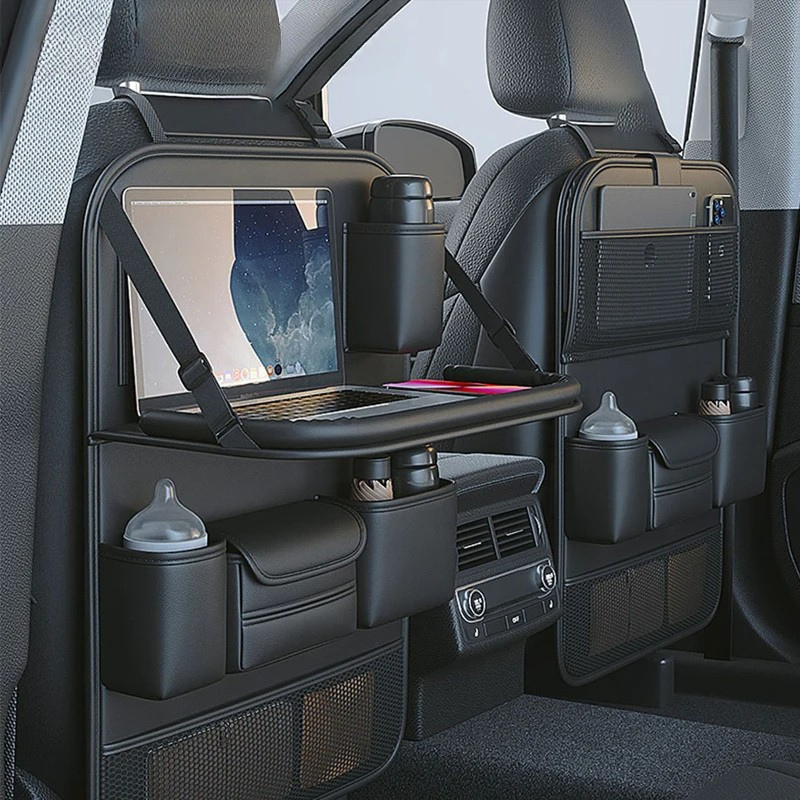 Ultimate Backseat Companion with Foldable Tray & Device Holder