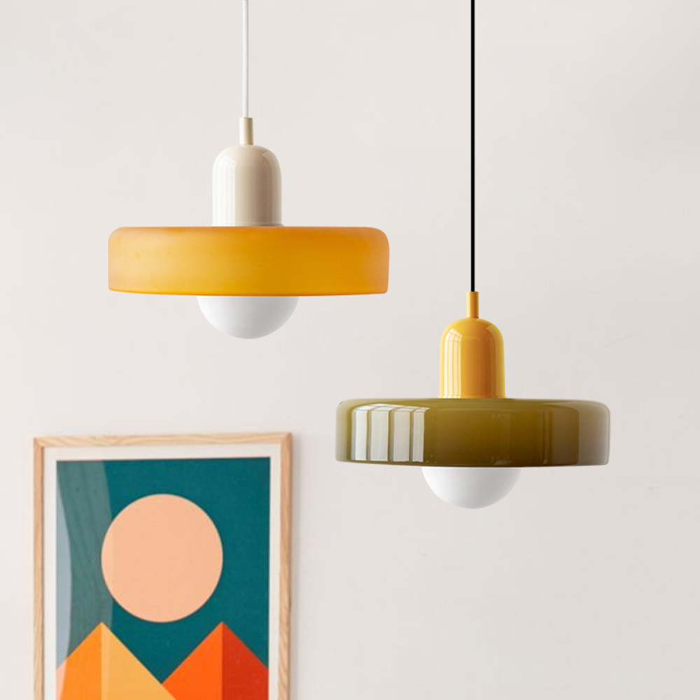 Two-Tone Pendant Light in Coastal Transitional Design