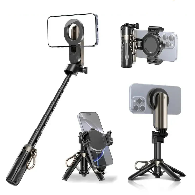 Versatile Selfie Stick with Wireless Remote and Tripod Stand
