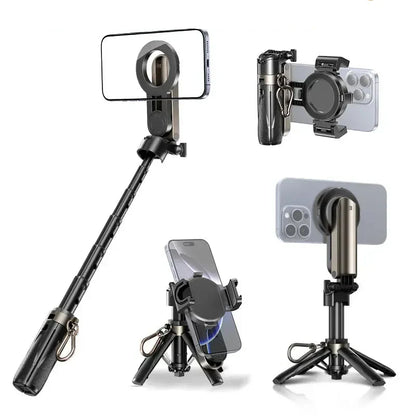 Versatile Selfie Stick with Wireless Remote and Tripod Stand