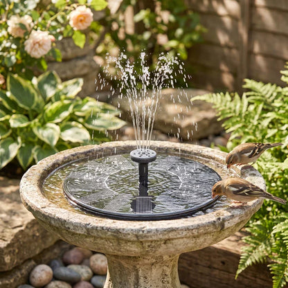 Eco-Friendly Solar Water Feature Pump with Customizable Sprays