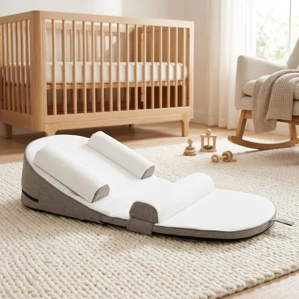 Elevated Infant Sleep Support Pillow with Memory Foam