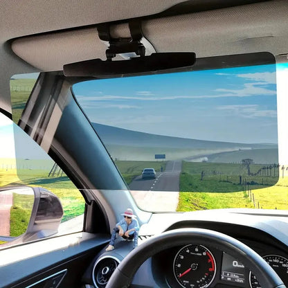 Enhanced Car Sun Shield with Polarized Lens & Flexible Mount