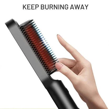 Quick Style Heated Comb with Ionic Frizz Control & Travel Case
