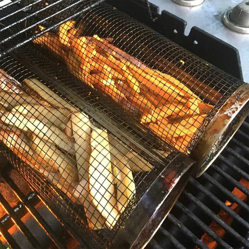 360-Degree Grill Basket for Perfectly Cooked Meals