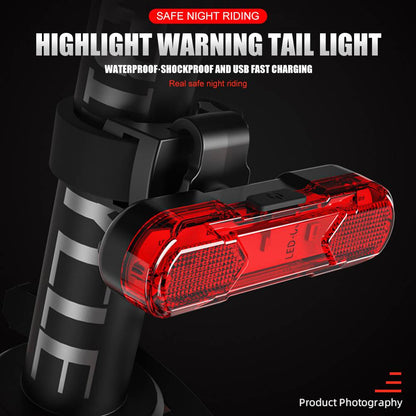 Illuminate Your Ride: 1000 Lumen Front and Rear Bicycle Light Set