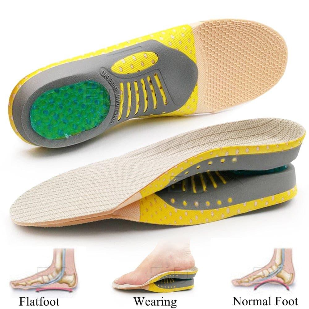 ComfortFit Cushioned Insoles with Arch Support for Flat Feet
