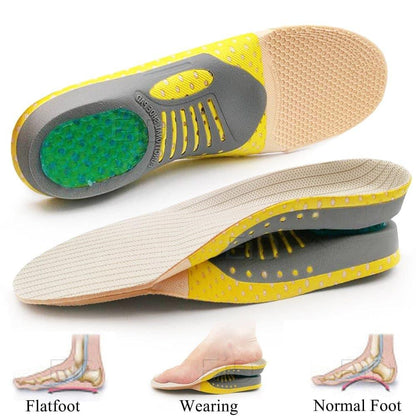 ComfortFit Cushioned Insoles with Arch Support for Flat Feet