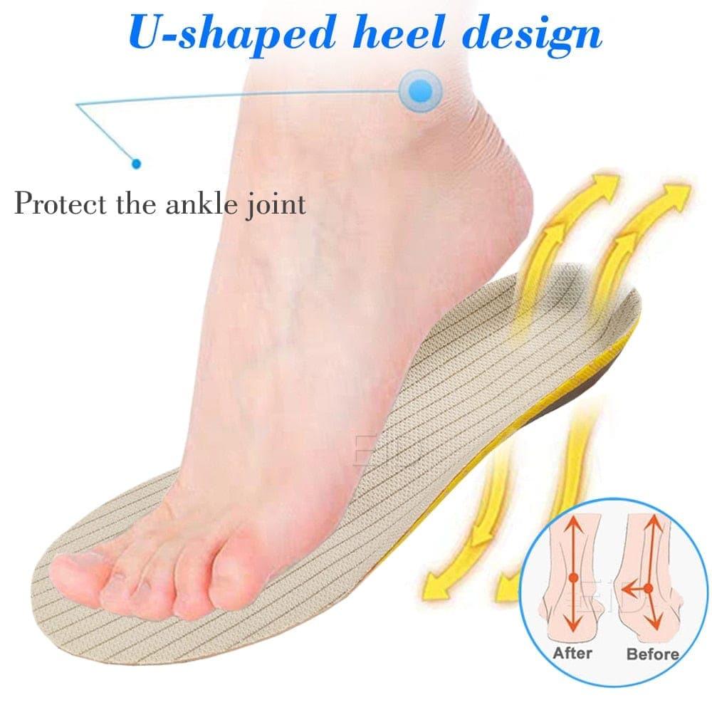 ComfortFit Cushioned Insoles with Arch Support for Flat Feet