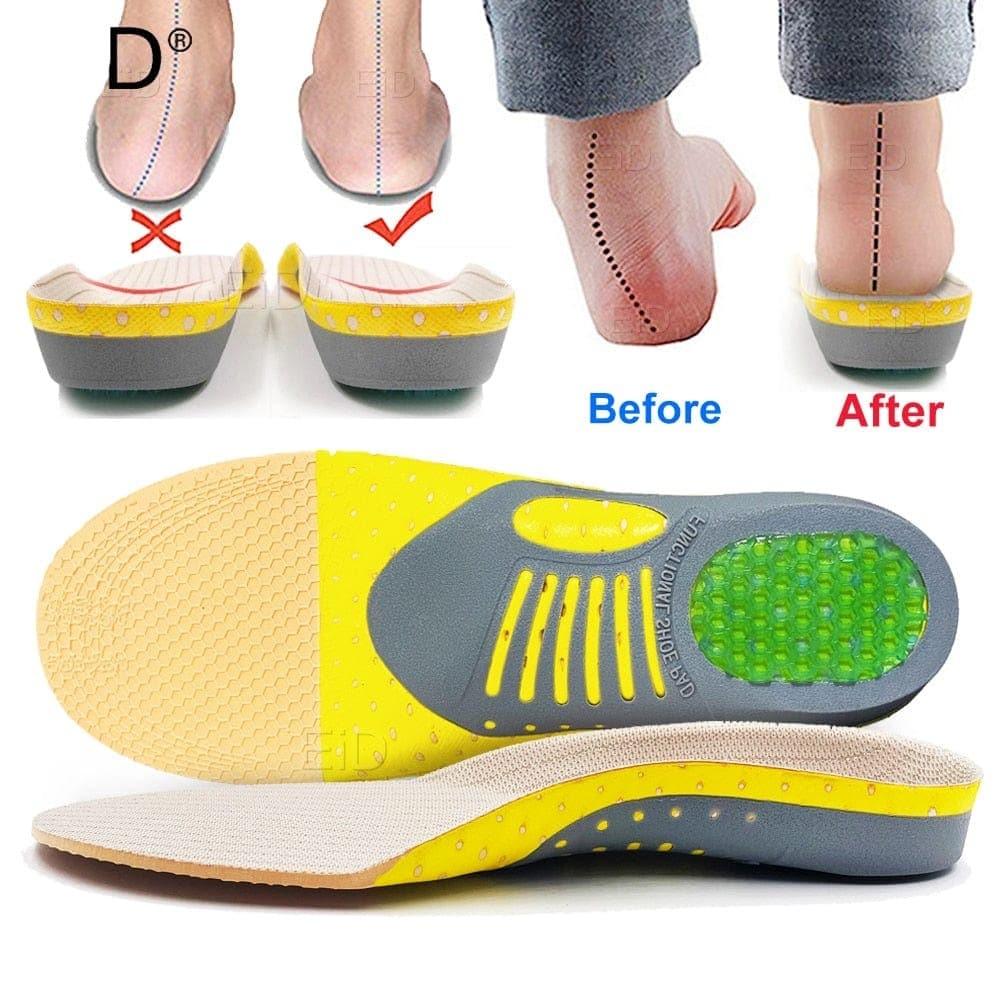 ComfortFit Cushioned Insoles with Arch Support for Flat Feet