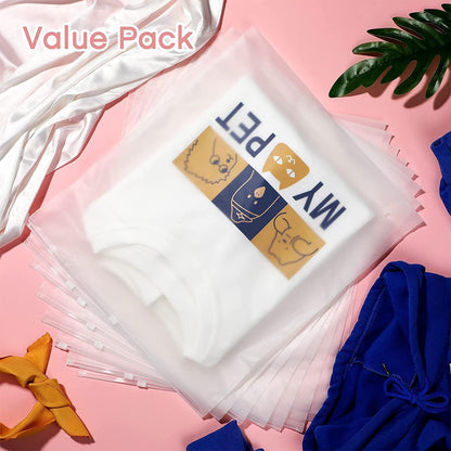 Clarity Storage Pouches with Easy-Open Zipper, 20-Pack