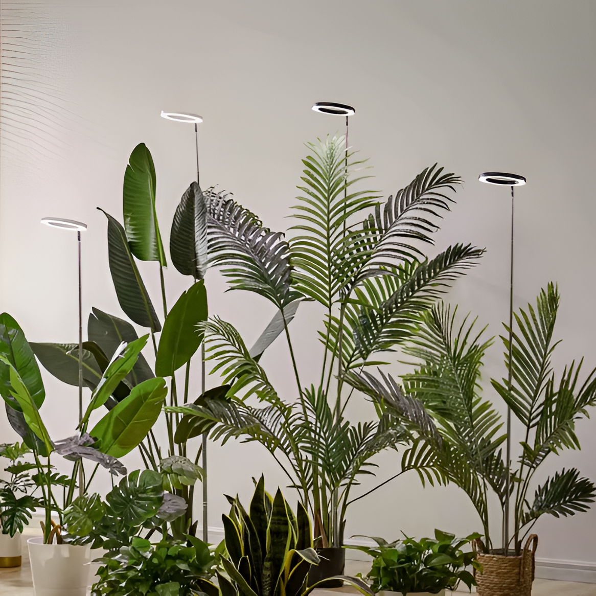 Adjustable Telescopic Stand LED Grow Light with Automatic Timer